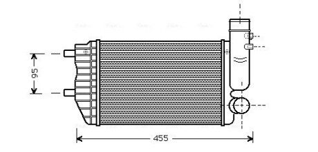 Інтеркулер AVA QUALITY COOLING PE 4183