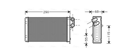 Радiатор опалення AVA QUALITY COOLING PE 6100