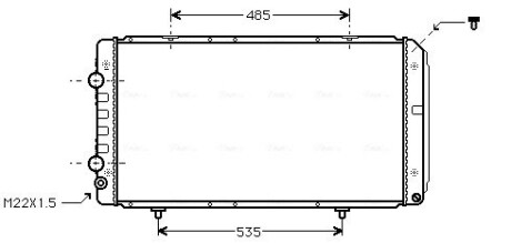 Радиатор AVA QUALITY COOLING PEA 2146