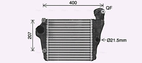 Охолоджувач наддувального повітря AVA QUALITY COOLING PR4098 (фото 1)