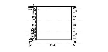 Радиатор AVA QUALITY COOLING RT 2042