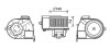 Вентилятор отопителя салона Renault Kangoo I AC+ AVA QUALITY COOLING RT8617 (фото 1)