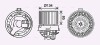 Вентилятор отопителя салона Renault Logan (12-), Sandero (12-) AVA AVA QUALITY COOLING RT8635 (фото 1)