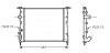 Радиатор охлаждения двигателя Renault Logan 1,4-1,6i 8V MT AC- AVA AVA QUALITY COOLING RTA2197 (фото 1)