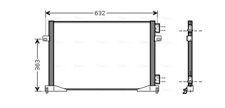 Радиатор кондиционера AVA AVA QUALITY COOLING RTA5339
