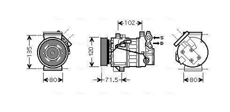 Компресор AVA QUALITY COOLING RTAK393