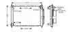 Радіатор системи охолодження двигуна AVA QUALITY COOLING RTM405 (фото 1)