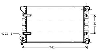 Радиатор AVA QUALITY COOLING ST 2009