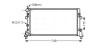 Радиатор охлаждения AUDI; SEAT; SKODA; VW (AVA) AVA QUALITY COOLING STA2037 (фото 1)