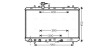 Радіатор охолодження suzuki sx4 (ey, gy) (06-) 1.6i ат (ava) AVA QUALITY COOLING SZA2085 (фото 1)