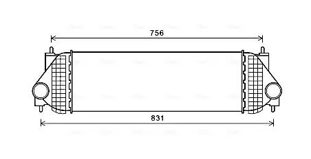 AVA SUZUKI Інтеркулер Grand Vitara II 1.9DDiS 05- AVA QUALITY COOLING SZA4134