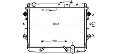 Радiатор AVA QUALITY COOLING TO 2490