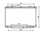 Радіатор системи охолодження двигуна AVA QUALITY COOLING TO2615 (фото 1)