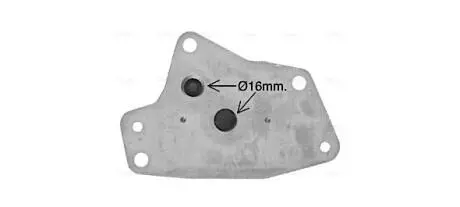 AVA LEXUS Оливний радіатор (без корпуса) NX 200t 14-, NX 300 17-, RX 200t 15-, RX 300 17- AVA QUALITY COOLING TO3769