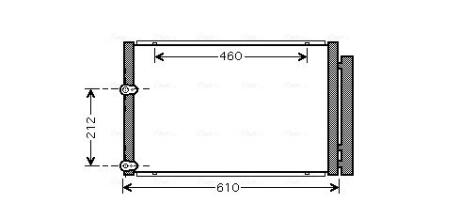 Радіатор кодиціонера AVA QUALITY COOLING TO5429D