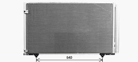 Радиатор кондиционера AVA AVA QUALITY COOLING TO5756D