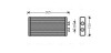 AVA LEXUS Радіатор опалення LS 430 00- AVA QUALITY COOLING TO6693 (фото 1)