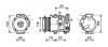 Компресор кондиціонера TOYOTA CAMRY (2006-) (AVA) AVA QUALITY COOLING TOAK628 (фото 1)