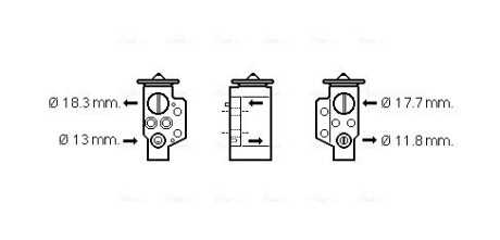Розширювальний клапан AVA QUALITY COOLING VN1311