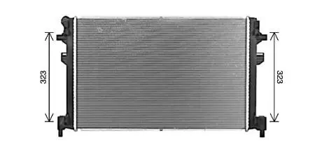 Радиатор охлаждения AVA QUALITY COOLING VN2426