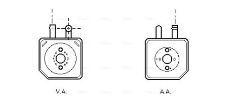 Охолоджувач оливи AVA QUALITY COOLING VN3082