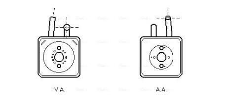 Охолоджувач оливи AVA QUALITY COOLING VN3089