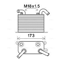 Радіатор масляний AVA QUALITY COOLING VN3310