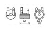 AVA VW Оливний радіатор Lupo, Polo, Skoda Fabia I 00- AVA QUALITY COOLING VN3396 (фото 1)