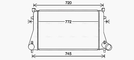 Охолоджувач наддувального повітря AVA QUALITY COOLING VN4403