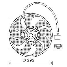 Вентилятор AVA QUALITY COOLING VN7533