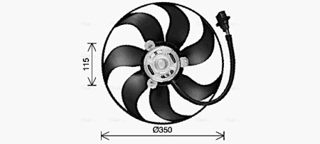 Вентилятор AVA QUALITY COOLING VN7553