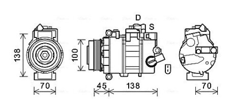 Компресор AVA QUALITY COOLING VNAK384