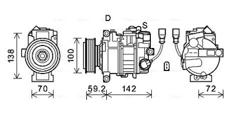 Компресор AVA QUALITY COOLING VNAK385