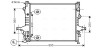 Радіатор охолодження двигуна AVA QUALITY COOLING VO2133 (фото 1)