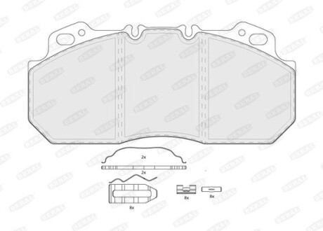 Гальмівні колодки BERAL BCV29090TK