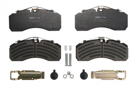 Комплект тормозных колодок, дисковый тормоз, WVA29253 PROTEC-S фрикционная смесь для прицепных осей BERAL BCV29253TK (фото 1)