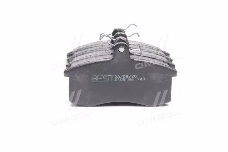 Тормозные колодки ваз 2108 перед. (компл. 4шт.) Best 2108-3501090