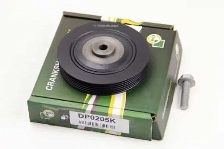 Шкив коленвала 1.9D Kangoo 97-/Clio 91-05/Megane 96-03 (+болт) BGA DP0205K