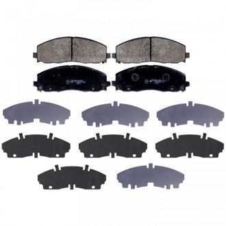 Тормозные колодки передние Freemont,Chrysler Grand Voyager V,Lancia 2.0/3.6 11- BLUE PRINT ADA104268 (фото 1)