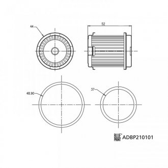 Фільтр гідравлічний КПП BLUE PRINT ADBP210101