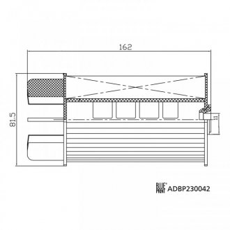 Фильтр топлива NISSAN 2.5dCI 14- BLUE PRINT ADBP230042