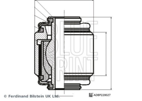 Сайлентблок важеля (заднього/знизу/ззовні) Subaru Forester 10- BLUE PRINT ADBP860194 (фото 1)