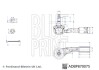 KIA наконечник рулів.тяги лів.Rio IV 17- BLUE PRINT ADBP870075 (фото 1)