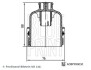 RENAULT Кришка корпуса масляного фільтра MASTER III 2.3 dCi 10- BLUE PRINT ADBP990030 (фото 3)