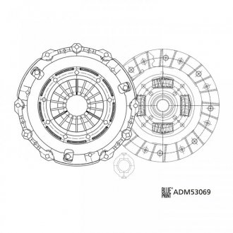 Комплект сцепления BLUE PRINT ADM53078 (фото 1)