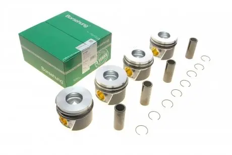 Поршень к-кт (4шт) 2.0TDI (OE) Borsehung B19303