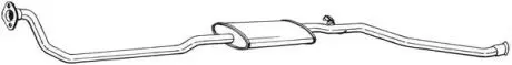 Глушник передній CITROEN Berlingo 96-03 BOSAL 293-111