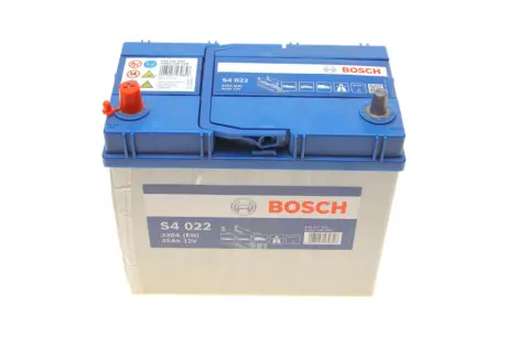 Аккумулятор 45Ah/330A (238x129x227) Азия левый + тонкие клеммы BOSCH 0 092 S40 220