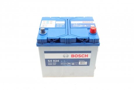 Аккумуляторная батарея 60Ah/540A (232x173x225/+R) S4 Азия BOSCH 0 092 S40 240