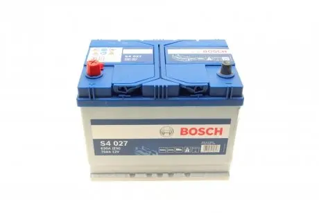 Аккумуляторная батарея 70Ah/630A (260x173x225/+L/B01) Азия BOSCH 0 092 S40 270